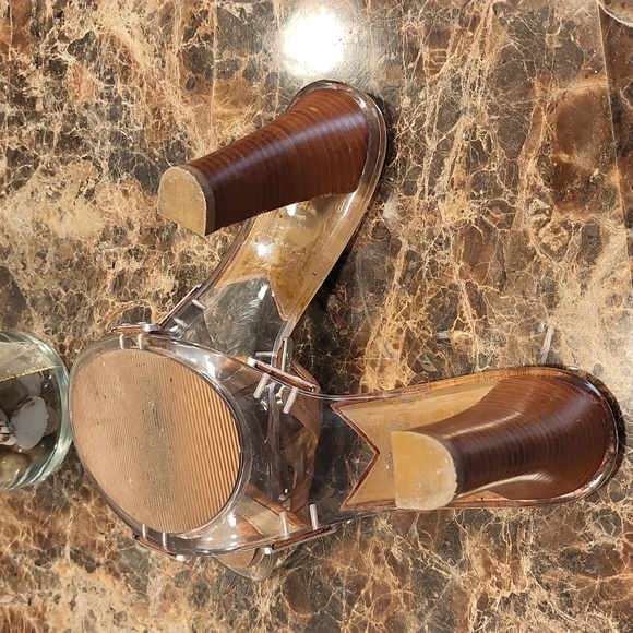 Michael Kors Lucite Slide Heels - Picture 5 of 7
